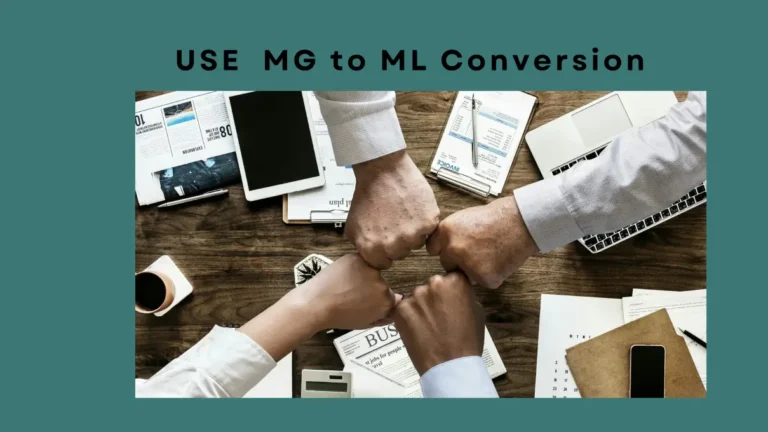 How to Use a Mg to Ml Calculator