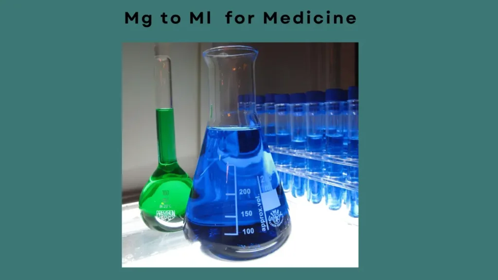 Mg to Ml Calculator for Medicine